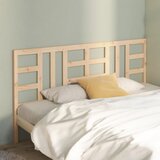 Maison Chic posteljno vzglavje - vzglavna omarica - nočna omarica 206x4x100 cm trdna borovina, (21705349) | Shoptok.si
