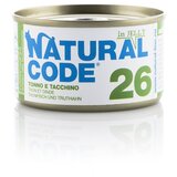 Natural Code cat Jelly konzerva za mačke - Tuna and Turkey 85g