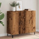 vidaXL Komoda starinski les 90x34x80 cm inženirski les Cene