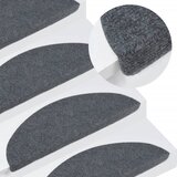 vidaXL samoljepljivi otirači za stepenice 15 kom 56 x 20 cm sivi Cijene