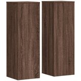 vidaXL Stalci za biljke 2 kom boja smeđeg hrasta 33x33x100 cm drveni Cijene