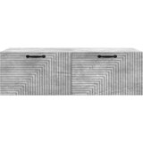  ormar za zid Betonska siva 98 x 41 x 30 cm Konstruirano drvo | shoptok.hr