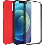 AVIZAR Apple iPhone 12 / 12 Pro Integral 360° Case: mehka sprednja stran in trda zadnja stran - rdeca, (20626257) Cene