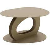 Bež metalni stolić za kavu 55x66 cm Tonda –