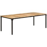  Jedilna miza 220x100x76 cm trden mangov les Cene