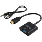 Savio HDMI (M) – VGA (F) Adapter with audio CL-23 /B Black | shoptok.hr
