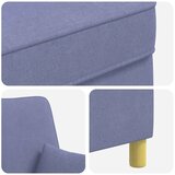  XXL fotelja s jastucima Traper plava Tkanina - Trapere plave boje 85 cm | shoptok.hr