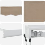  Automatska UVLAČIVA Tenda Bež 400x300 cm | shoptok.hr