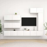  7-dijelni set TV ormarića bijeli od iverice | shoptok.hr