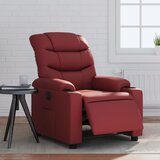 Maison Chic Električni naslanjač - Relax naslanjač vinsko rdeče umetno usnje, (22062584) | Shoptok.si