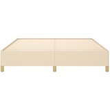  Okvir za krevet s oprugom krem 160x200 cm od tkanine | Eponuda.com