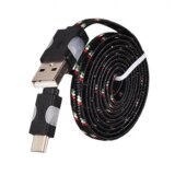  Podatkovni kabel Type C na Type A (USB) z led lučko črn Cene