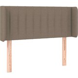  Vzglavje z ušesi taupe 83x16x78/88 cm blago, (20953121) | Shoptok.si