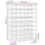  Stalak za vino 70 x 33 x 94 m od masivne borovine | Eponuda.com