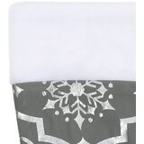  Luksuzna podloga za božićno drvce s čarapom siva 90 cm tkanina | shoptok.hr