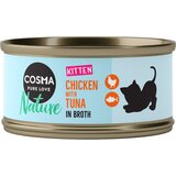 Cosma Nature Kitten 6 x 70 g - S piščancem & tuno Cene