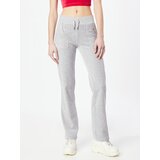 Juicy Couture Hlače 'Del Ray' srebrno-siva | Shoptok.si