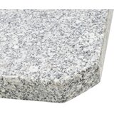  Utezi za suncobran 4 kom sivi granitni kvadratni 100 kg | Eponuda.com