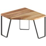 Metaltex Mat črna/naravna lesena kotna dodatna kuhinjska polica 25x25 cm York – | Shoptok.si