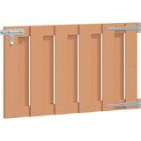  Vrtna vrata 100 x 60 cm WPC i aluminij Smeđa Cene