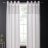 Catherine Lansfield Bijele zavjese u setu 2 kom od mikrosatena 168x229 cm Deco Sequin – | shoptok.hr