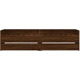  Okvir kreveta s ladicama boja smeđeg hrasta 90 x 190 cm | Eponuda.com