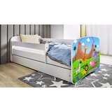  Drveni dječji krevet SAFARI s ladicom - 160x80 cm rozi | shoptok.hr