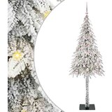 vidaXL Božićno drvce s 300 LED svjetlima Bijelo 210 cm PE i čelik | shoptok.hr