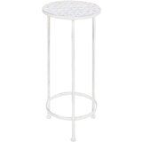  3-dijelni set stalaka za biljke od metala antikni bijeli | shoptok.hr