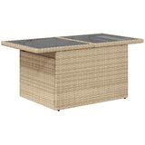  9-dijelni set vrtnih sofa s jastucima bež od poliratana bagrem | shoptok.hr