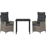 vidaXL Set od 2 Siva PE ratan Standard Uklonjive navlake | shoptok.hr