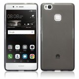 Universal ultra tanek silikonski ovitek za huawei P9 lite - prozorno črn Cene