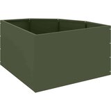  Kutni Sadič Maslinovo zelena 60 x 60 x 35 cm Čelik | shoptok.hr