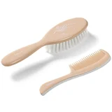Četka i češalj za kosu- supersoft, bež