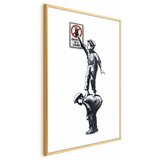  Plakat - Graffiti is a Crime 40x60 Zlatni okvir s margom | shoptok.hr