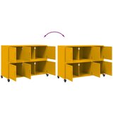  Komoda boja senfa 100,5x39x72 cm čelični | shoptok.hr