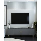 Hanah home Dekos - Anthracite, Gold AnthraciteGold TV Stand | ePonuda.com