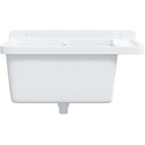  Umivaonik za zidnu montažu bijeli 60 x 40 x 28 cm od smole | shoptok.hr