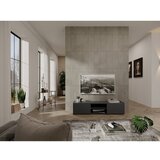 Germania Antracitno siva TV omarica v hrastovem dekorju 164x35 cm Schlangen – | Shoptok.si
