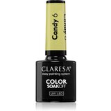 Claresa SoakOff UV/LED Color Candy gel lak za nohte odtenek 6 5 g Cene