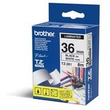 Brother Standardna laminirana traka 36 mm, Črna na beli | shoptok.hr