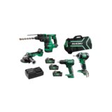 HIKOKI SET DS18DE+G1813DA+DH1826DA+WH18DC+3X5.0Ah | ePonuda.com