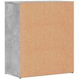 vidaXL Komoda betonsko siva 60x31x70 cm inženirski les | Shoptok.si