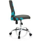 MID.YOU Mladinski Vrtljivi Stol Kiddy Comfort I, Siva, Turkizna | Shoptok.si