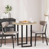 vidaXL Nepremična površina sonoma hrast 80 x 80 x 1.5 cm | Shoptok.si