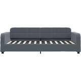  Dnevni krevet na razvlačenje i ladice tamnosivi 80x200 cm | shoptok.hr