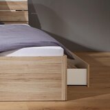 MID.YOU postelja s predalom 140 cm x 200 cm , hrast san remo | Shoptok.si
