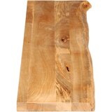 Stolna Mizna plošča z naravnim robom 180x20x3,8 cm trden mangov les, (21411935) | Shoptok.si