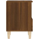  Noćni ormarići 2 kom boja dimljenog smeđi 40x35x50 cm | shoptok.hr