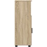 vidaXL Kopalniška omarica sonoma hrast 30 x 35 x 95 cm Konstruiran les | Shoptok.si